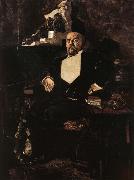 Mikhail Vrubel Portrait of Savva Mamontov oil painting picture wholesale